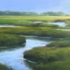 Along the Marsh, 40×20 oil